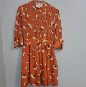 Floral dress with pockets